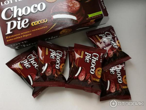 Печенье Choco Pie Cacao отзыв фото