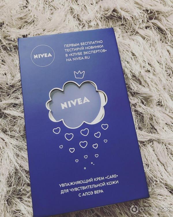 Увлажняющий крем Nivea Care для чувствительной кожи лица фото