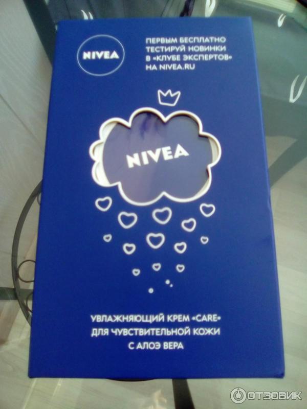 Увлажняющий крем Nivea Care для чувствительной кожи с алоэ вера фото