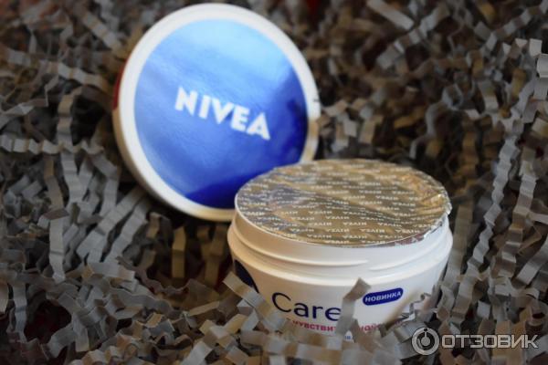 Увлажняющий крем Nivea Care для чувствительной кожи лица фото