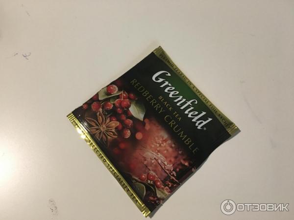 Черный чай Greenfield Redberry crumble фото