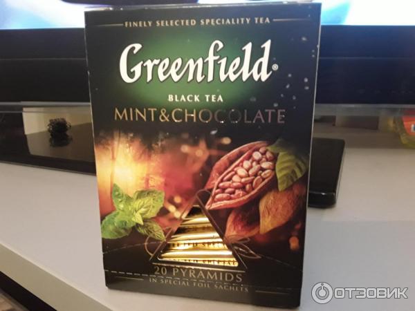 Чай Greenfield Mint and Chocolate в пирамидках фото