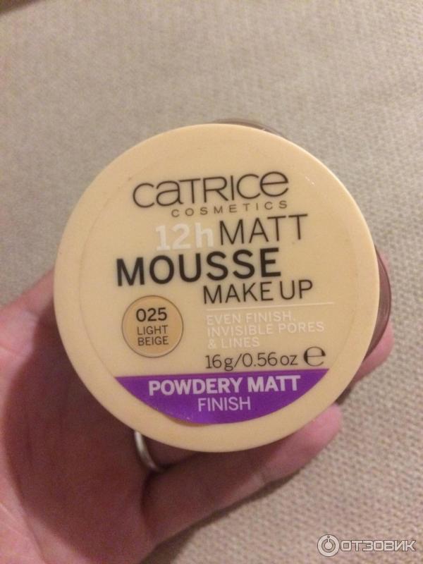 Тональный мусс Catrice Matt Mousse Make Up фото