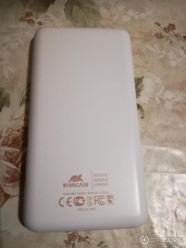 Внешний аккумулятор RIVA VA 2008 8000 mAh фото