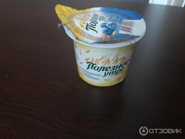 Продукт овсяный Полезное утро с овсяными отрубями фото