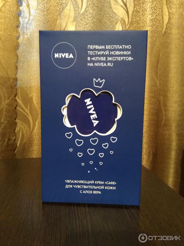 Крем для тела для чувствительной кожи Nivea care с алоэ вера фото