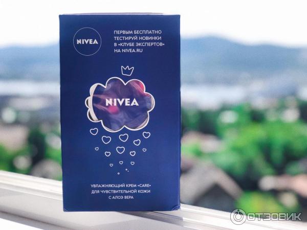 Крем Nivea Care для чувствительной кожи лица с алоэ фото