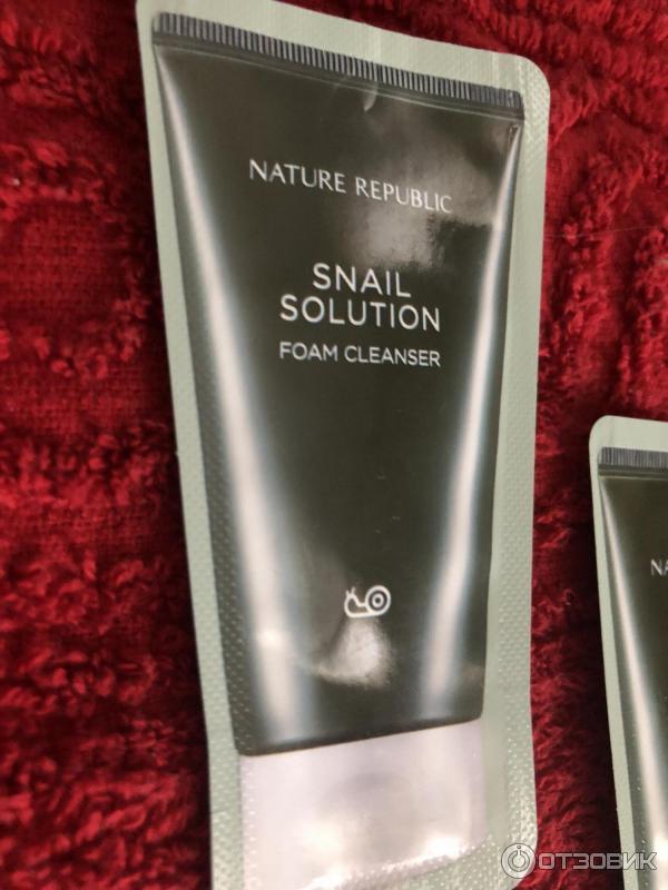 Пенка Nature Republic snail solution foam cleanser фото