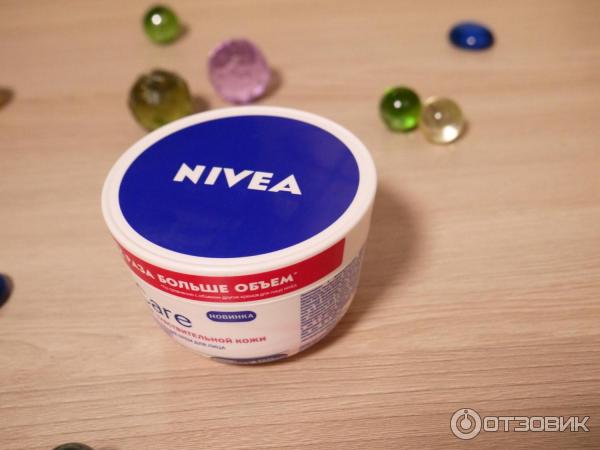 Тестирование Увлажняющего крема Nivea Care для чувствительной кожи лица