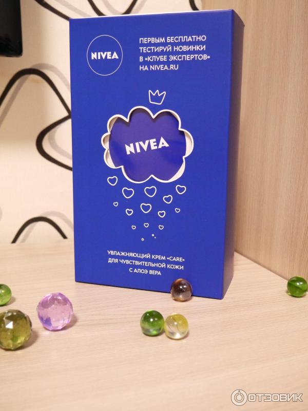 Тестирование Увлажняющего крема Nivea Care для чувствительной кожи лица