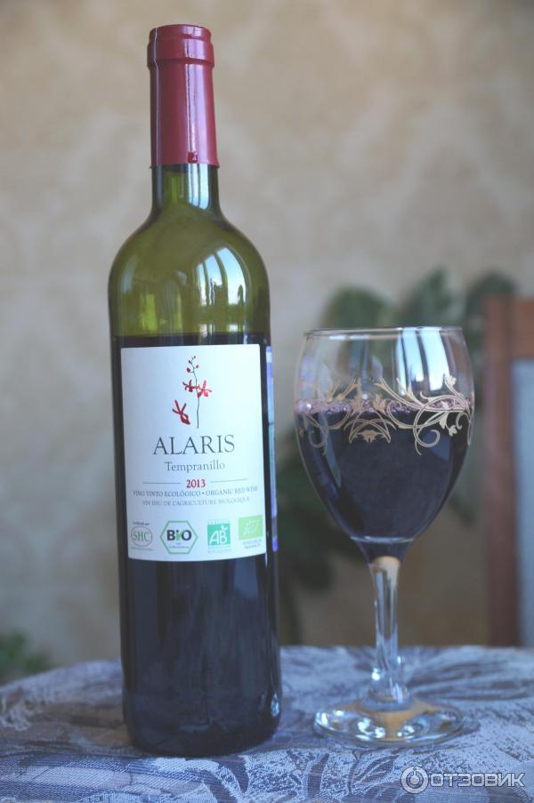 Вино красное сухое выдержанное Alaris Tempranillo - 2013 фото