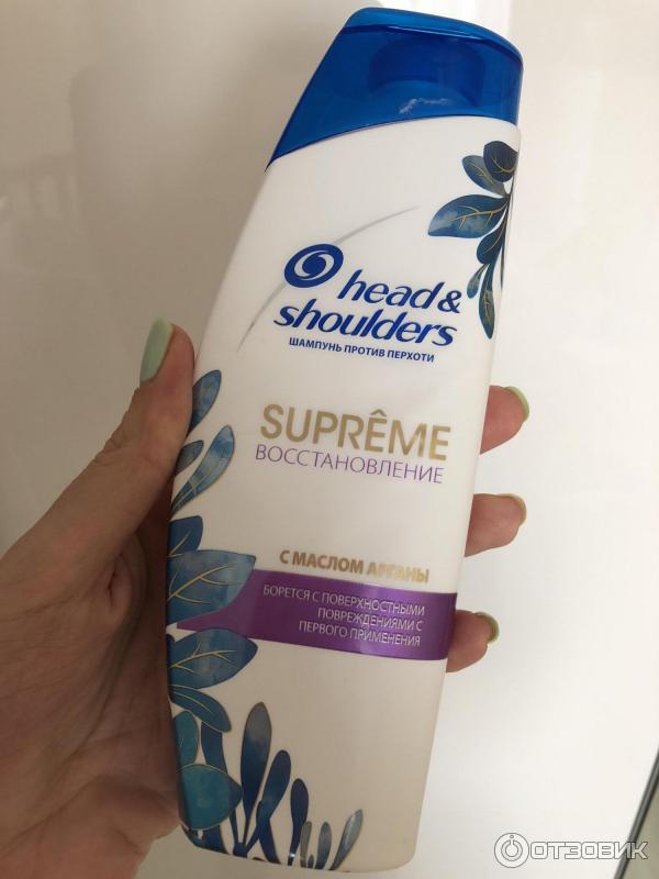 Шампунь Head&Shoulders Supreme укрепление с маслом арганы фото