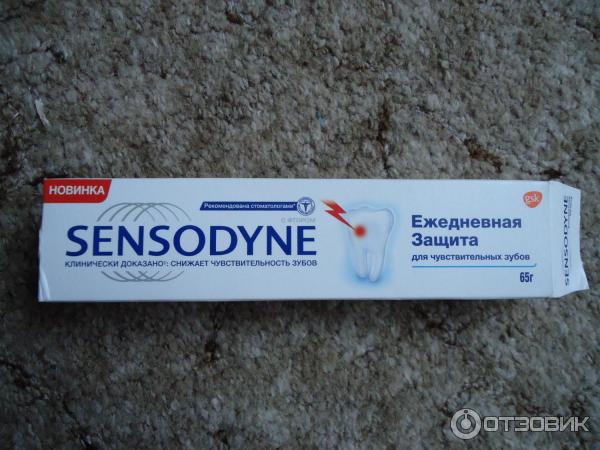 Зубная паста Sensodine Ежедневная защита фото