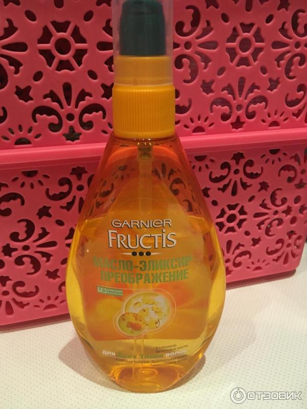 Масло-эликсир преображение Garnier Fructis