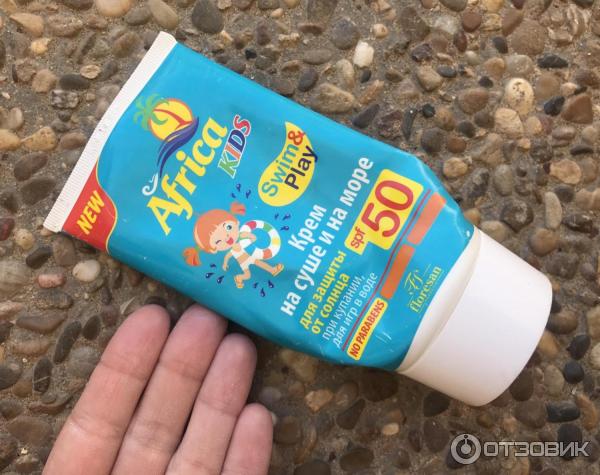 Крем для защиты от солнца Floresan Africa Kids SPF 50 фото
