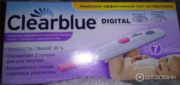 Тест на овуляцию Clearblue фото