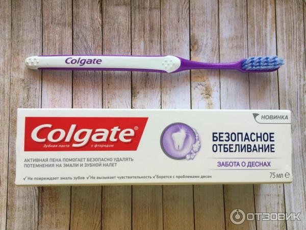 Зубная паста Colgate Безопасное отбеливание фото