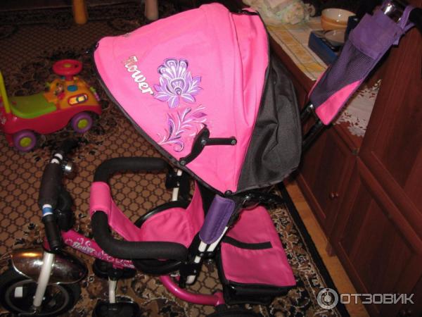 Детский трехколесный велосипед Jumbo Toys Lamborgini Trike Flower фото