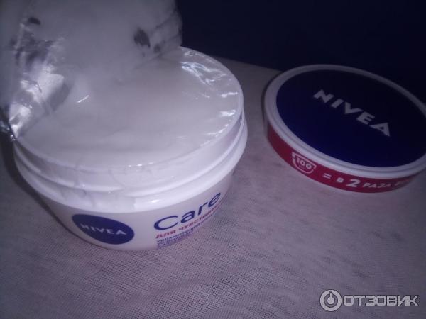 Увлажняющий крем Nivea Care для чувствительной кожи лица фото