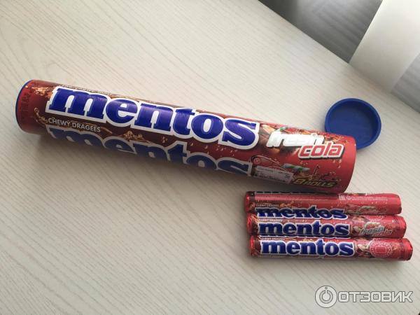 Жевательное драже Mentos Fresh Cola фото