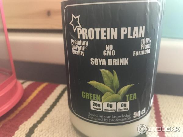 Соевый напиток Protein Plan с зеленым чаем фото