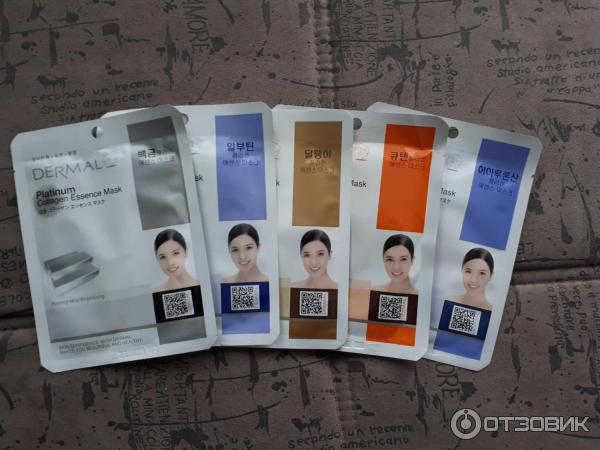 Тканевая маска для лица DERMAL Snail Collagen Essence Mask фото