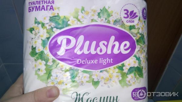 Туалетная бумага Plushe Deluxe light фото