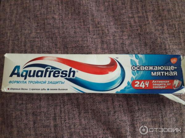 Зубная паста Aquafresh Формула тройной защиты фото