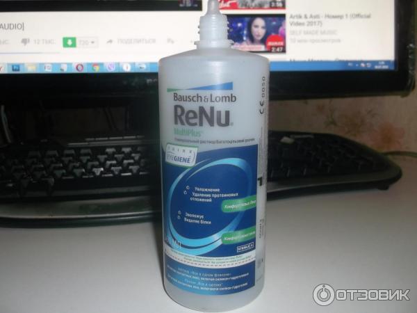 Раствор для линз Renu Multi Plus фото