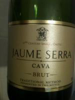 Вино игристое белое брют Cava Jaume Serra фото