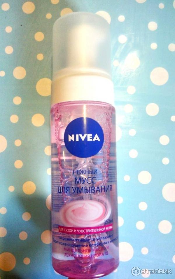 Нежный мусс для умывания Nivea для сухой и чувствительной кожи фото