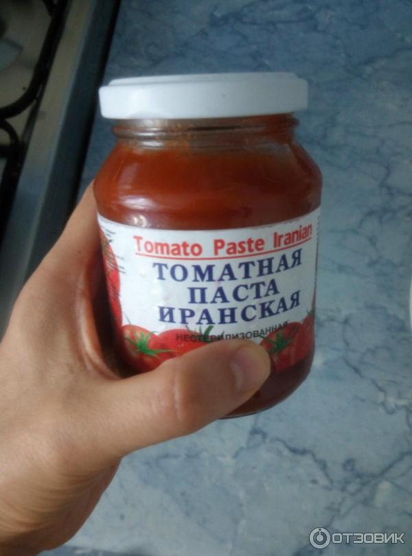 Отзыв о Томатная паста СКС "Иранская" | нормальный вкус, но ...
