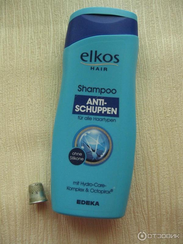 Шампунь против перхоти Elkos Hair отзыв флакон