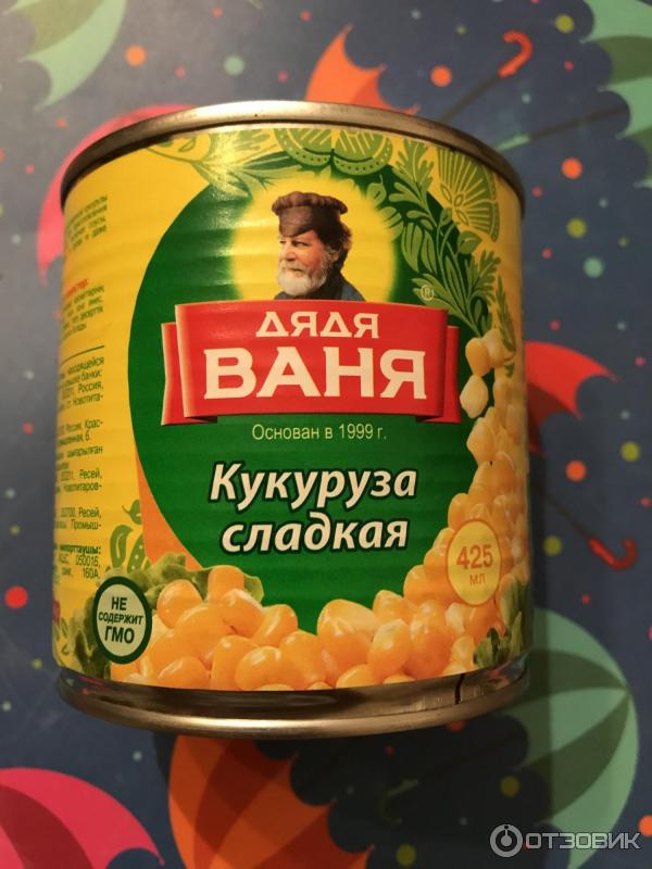 Консервированная кукуруза Дядя Ваня фото