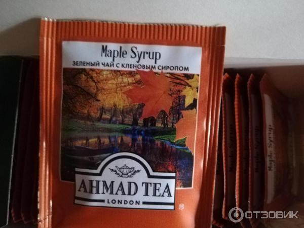 Зеленый чай с кленовым сиропом Ahmad Tea Maple Syrup фото