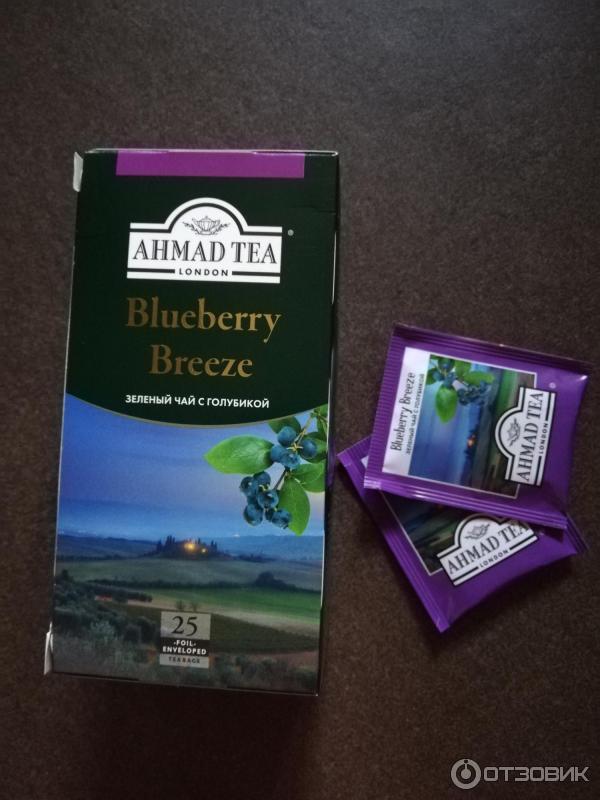 Чай Ahmad Tea Blueberry Breeze с ароматом голубики фото