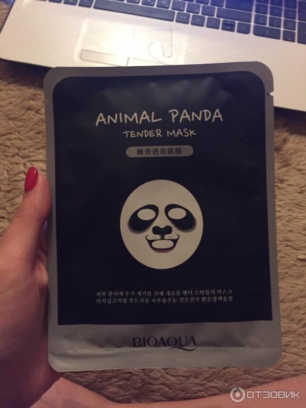 Маска для лица Shining Nature Purity Animal Panda Whitening Mask фото