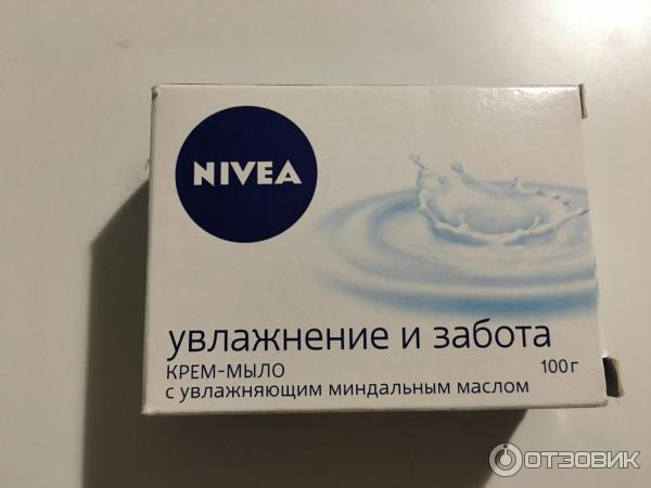 Крем-мыло Nivea Увлажнение и забота с миндальным маслом фото