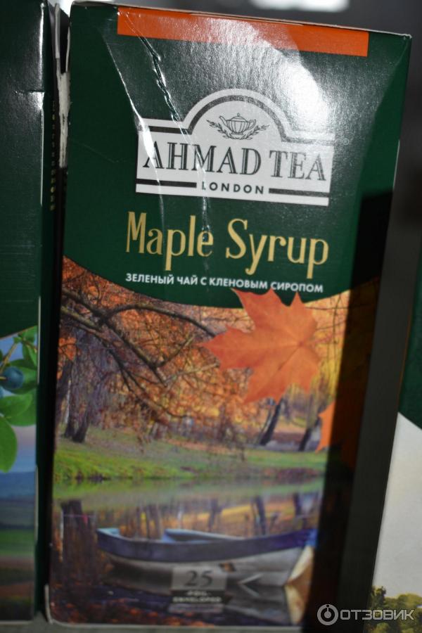 Зеленый чай с кленовым сиропом Ahmad Tea Maple Syrup фото