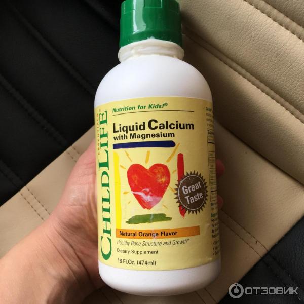 Комплекс с кальцием и магнием Child Life Liquid Calcium with Magnesium фото