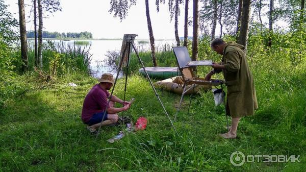 Крестьянские девушки. [Нижняя Топорня. Река Шексна.] С. М. Прокудин-Горский.