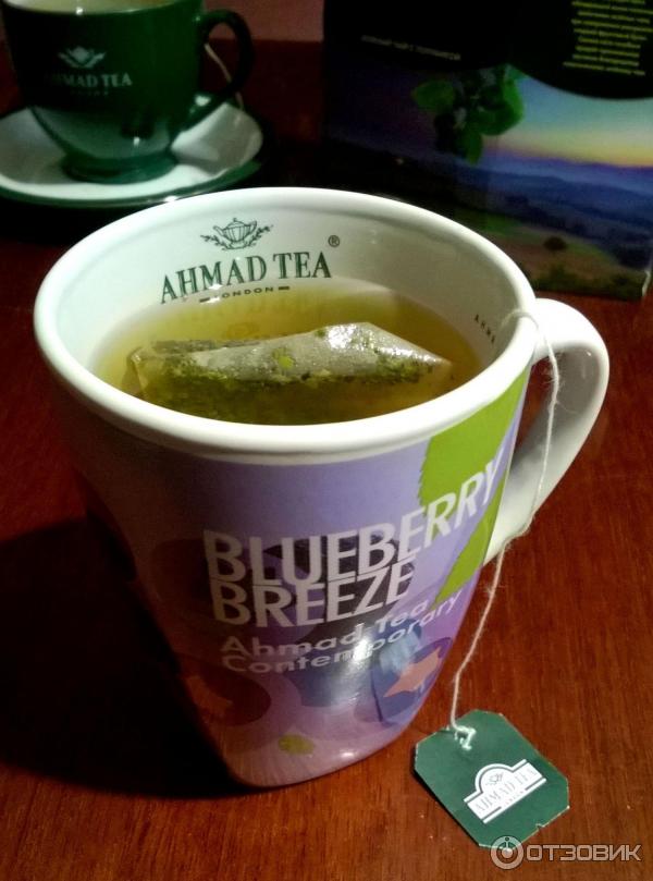 Чай Ahmad Tea Blueberry Breeze с ароматом голубики фото