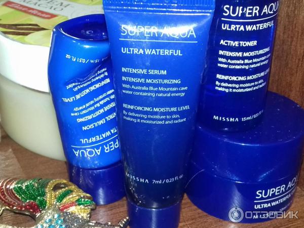 Интенсивная увлажняющая гель-сыворотка для лица Missha Super Aqua Ultra Waterfull Gel Serum фото