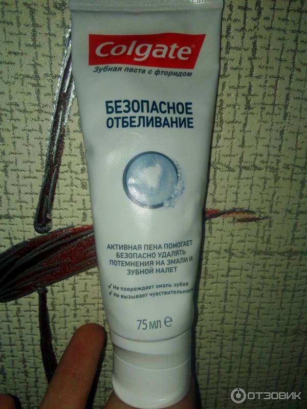 Зубная паста Colgate Безопасное отбеливание фото