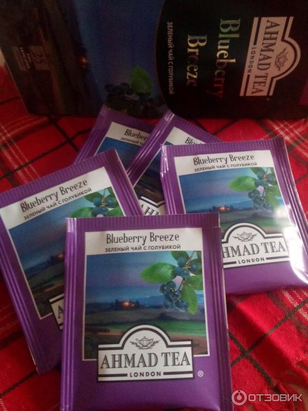 Чай Ahmad Tea Blueberry Breeze с ароматом голубики фото