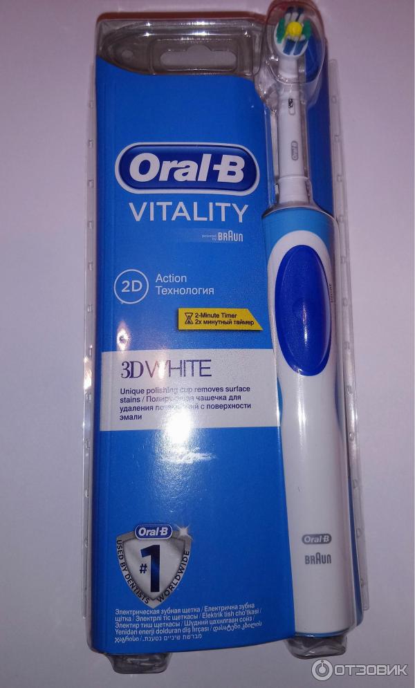 Электрическая зубная щетка Braun Oral-B Vitality Sensitive Clean фото