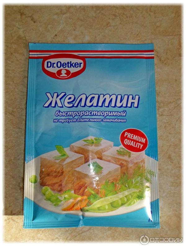 Желатин пищевой Dr. Oetker фото