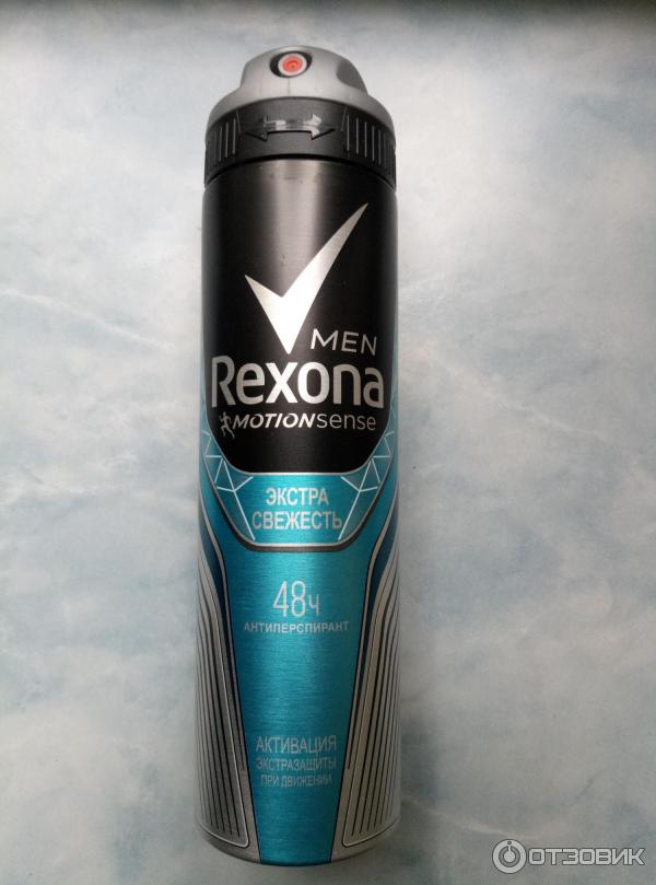 Антиперспирант-аэрозоль Rexona men Motionsense Экстра свежесть фото