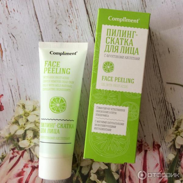 Пилинг-скатка для лица Comliment Face Peeling с фруктовыми кислотами фото