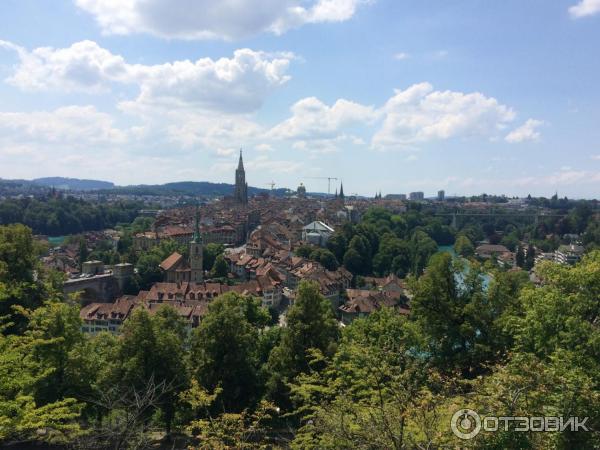 Вид со смотровой площадки сада